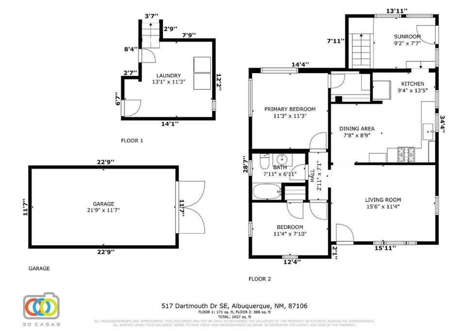 앨버커키 House With Great Beds, Full Kitchen, Fenced Yard 빌라 외부 사진